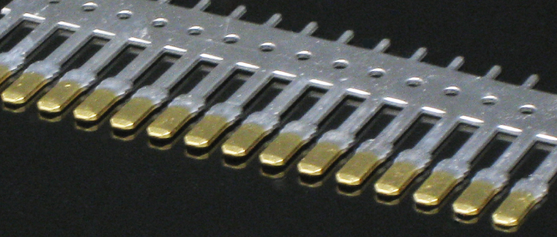 reel to reel gold plating