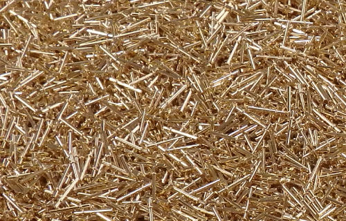 sample of Gold Nickel alloy plating