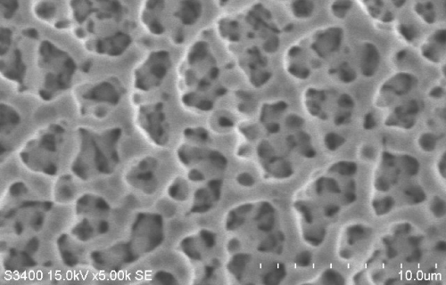 sample of Porous Copper plating
